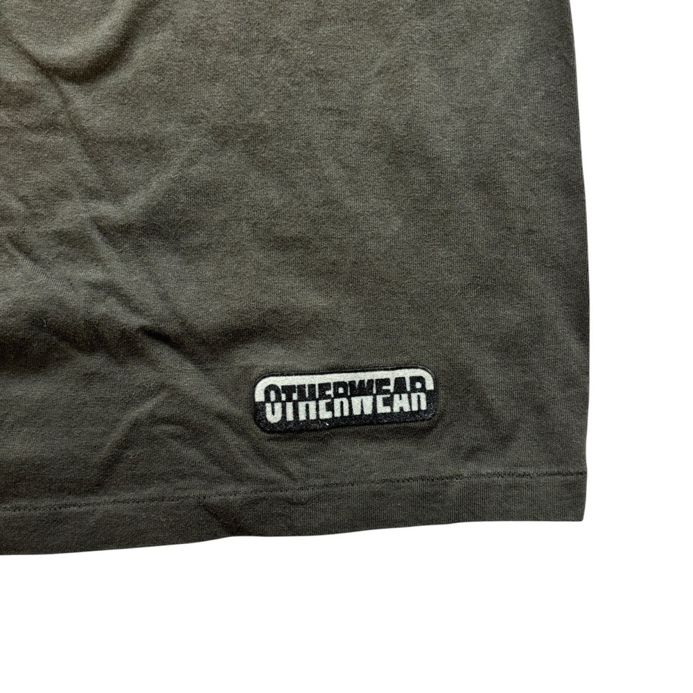 Otherwear Hanes Long Sleeve T-Shirt Black Size Medium Made In USA - Picture 3 of 5